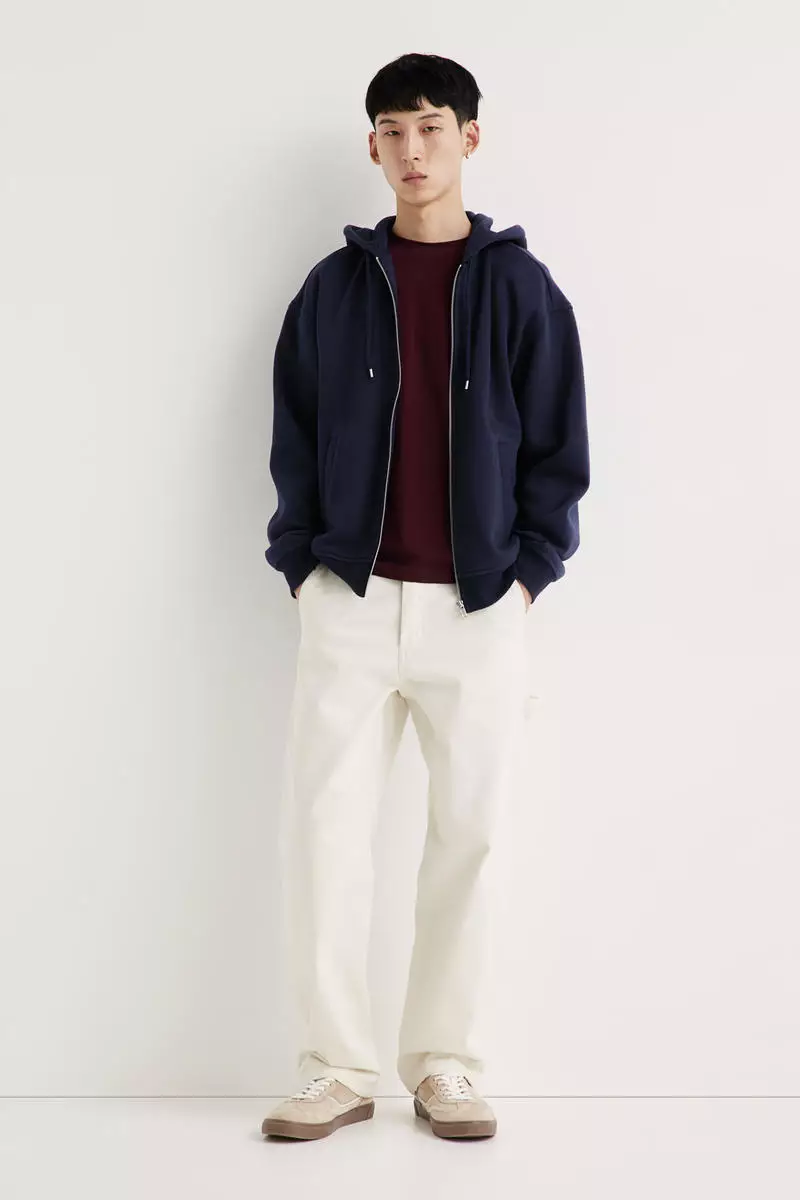 H&M Loose Fit Zip-through hoodie