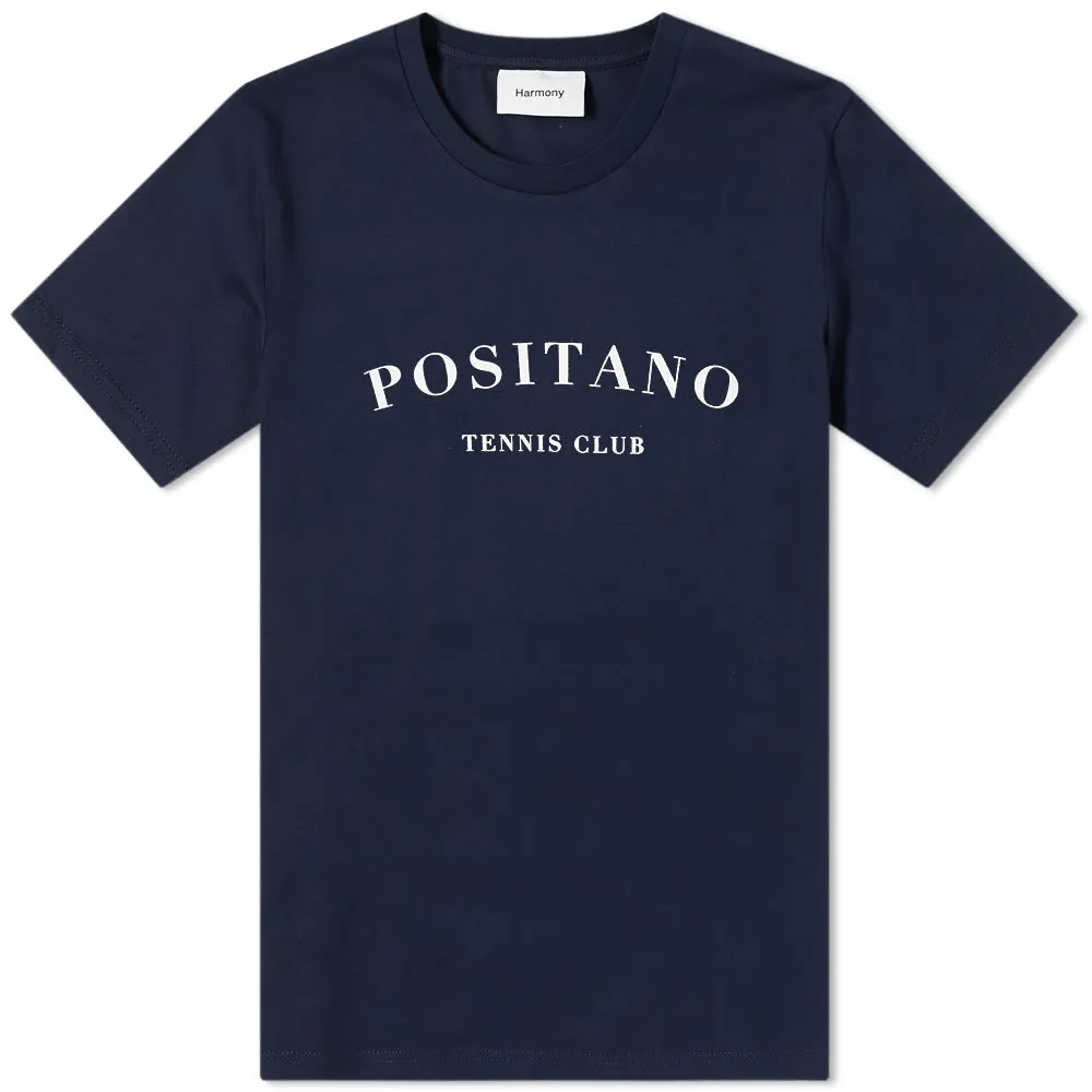 Harmony Positano Tennis Club T-ShirtNavy