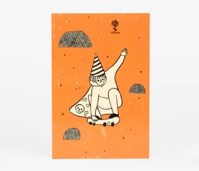 Hiller Goodspeed - Skateboard Wizard Postcard