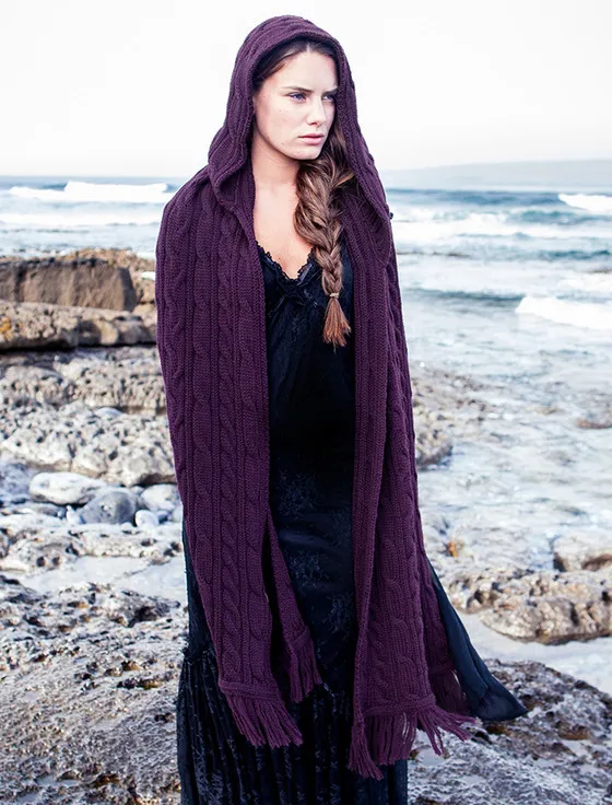 Hooded Scarf Shawl