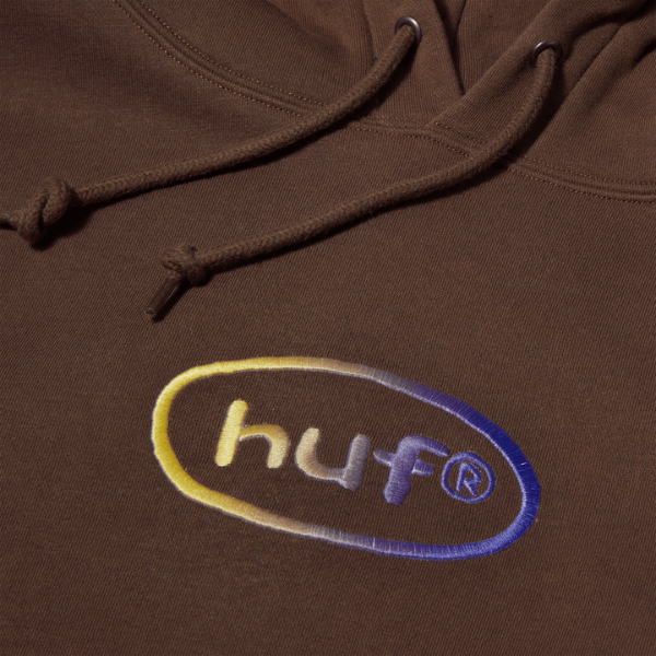 HUF Loose 98 Pullover Hoodie - Coffee