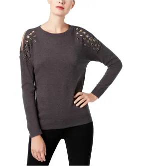 I-N-C Womens Grommet Knit Sweater