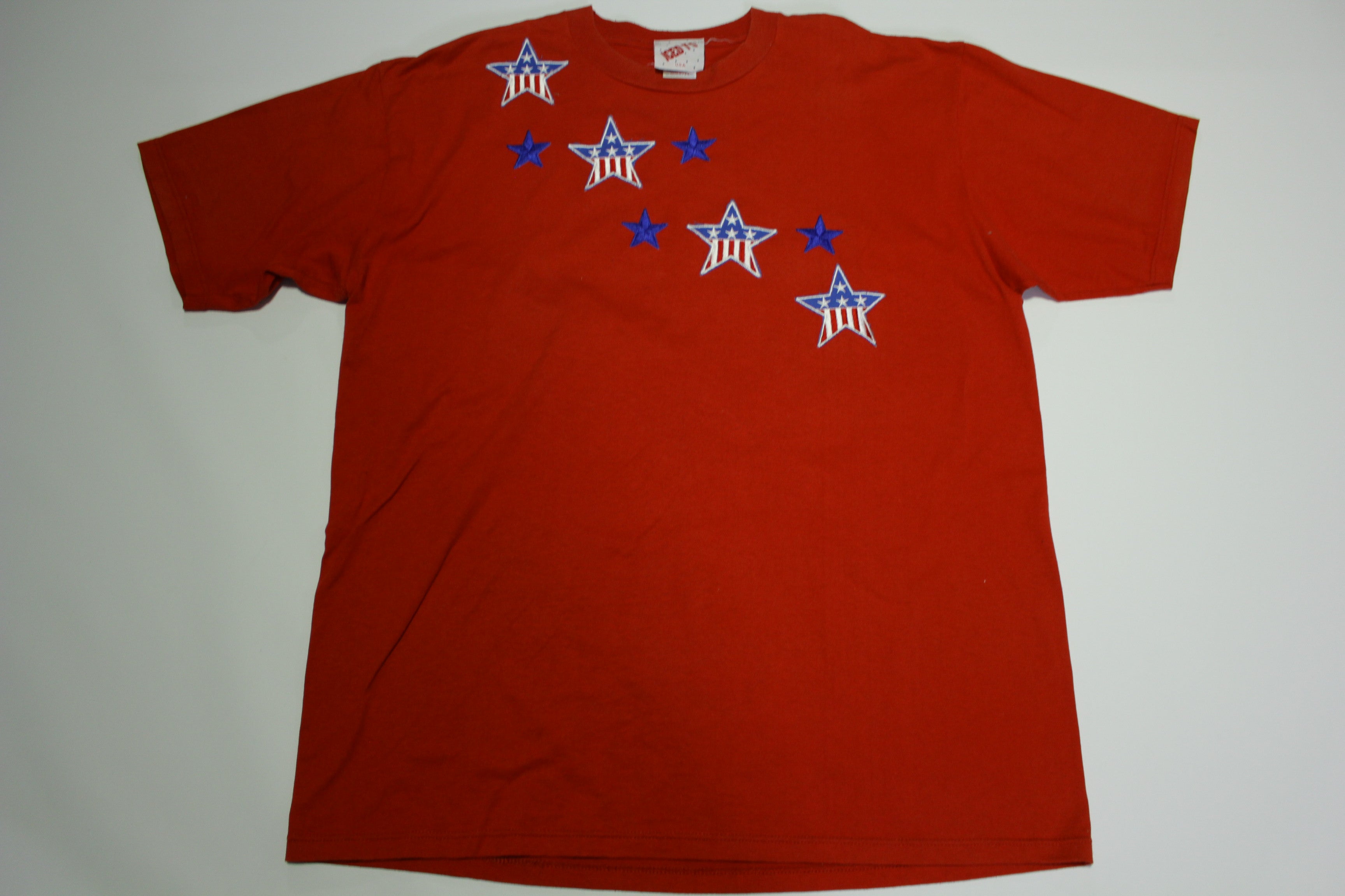 Iced T's USA Sewn American Stars and Stripes Vintage 80's Jerzees T-Shirt