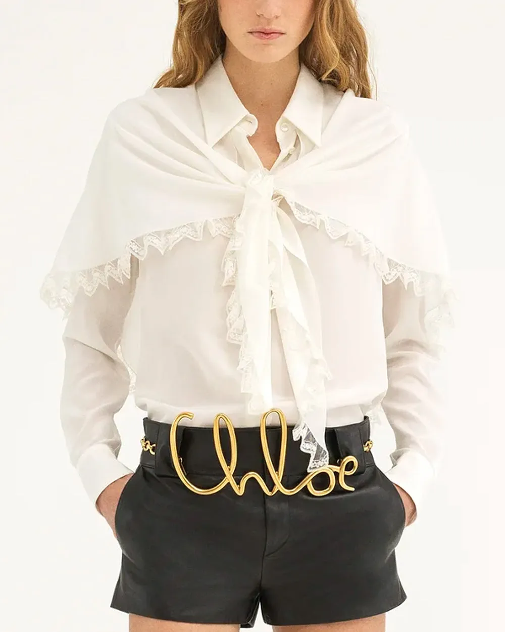 Iconic Milk Heritage Cape Blouse