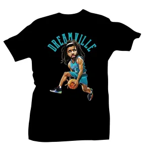 J Cole Dreamville Toon Black  Tee