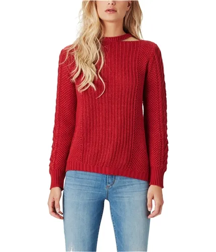 Jessica Simpson Womens Oasis Cutout Knit Sweater