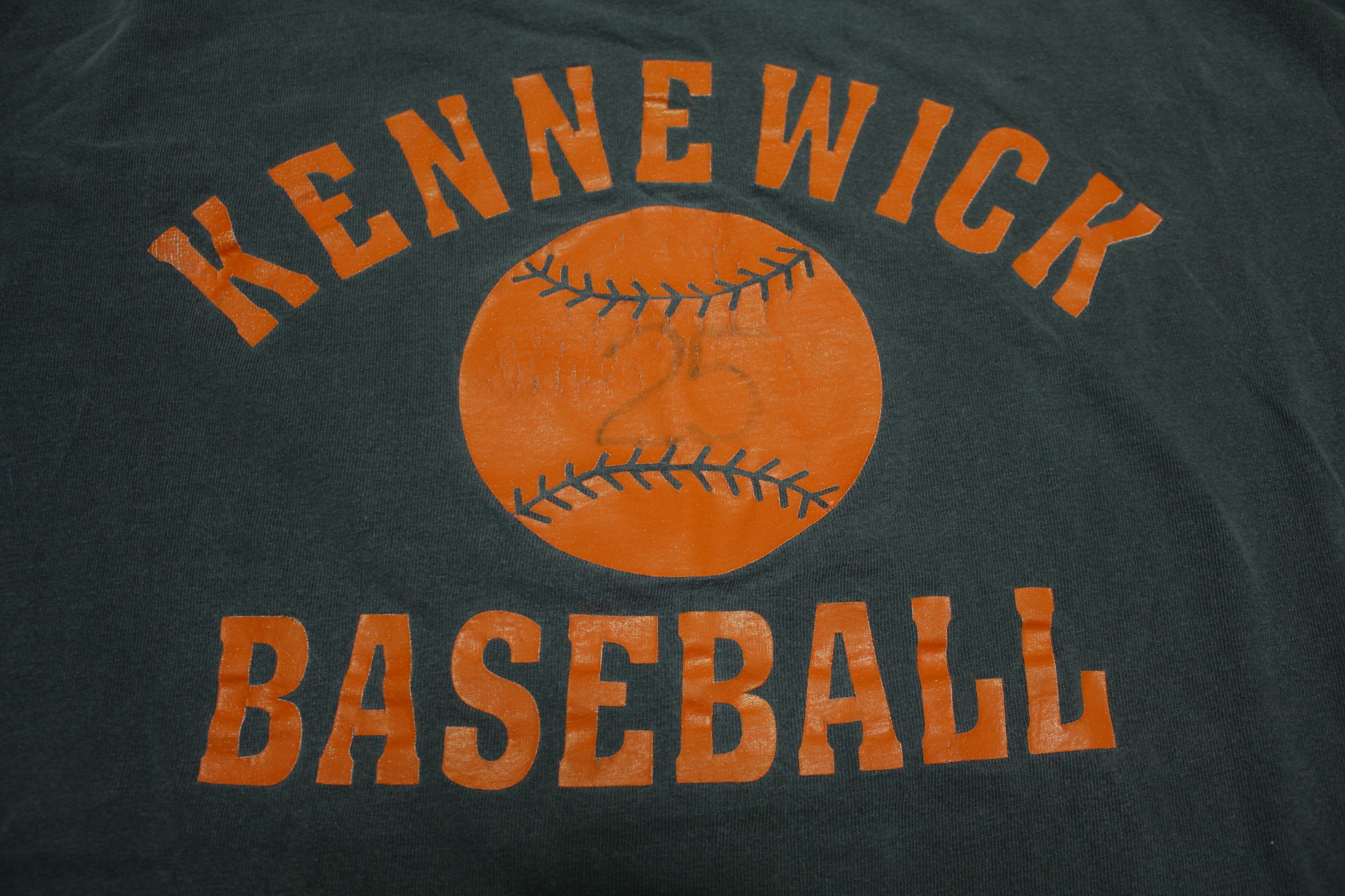 Kennewick Baseball Embroidered Collar Vintage 90's Made in USA Distressed T-Shirt