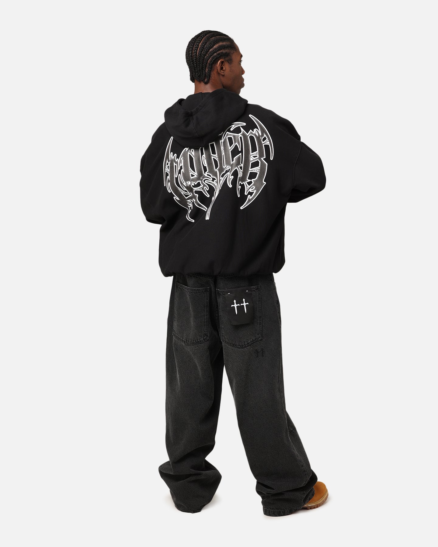 Loiter Metal Hoodie Black