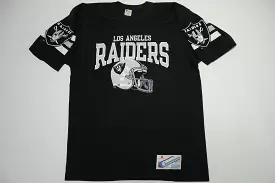 Los Angeles Raiders Vintage 80's Champion Made in USA Helmet Jersey T-Shirt