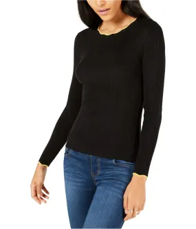 Maison Jules Womens Ribbed Fitted Knit Sweater, TW1