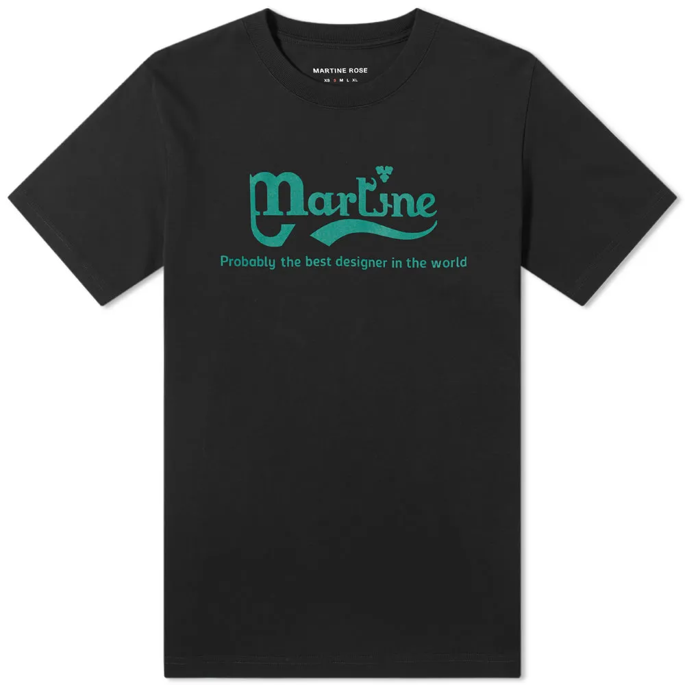 Martine Rose Probably The Best T-ShirtBlack