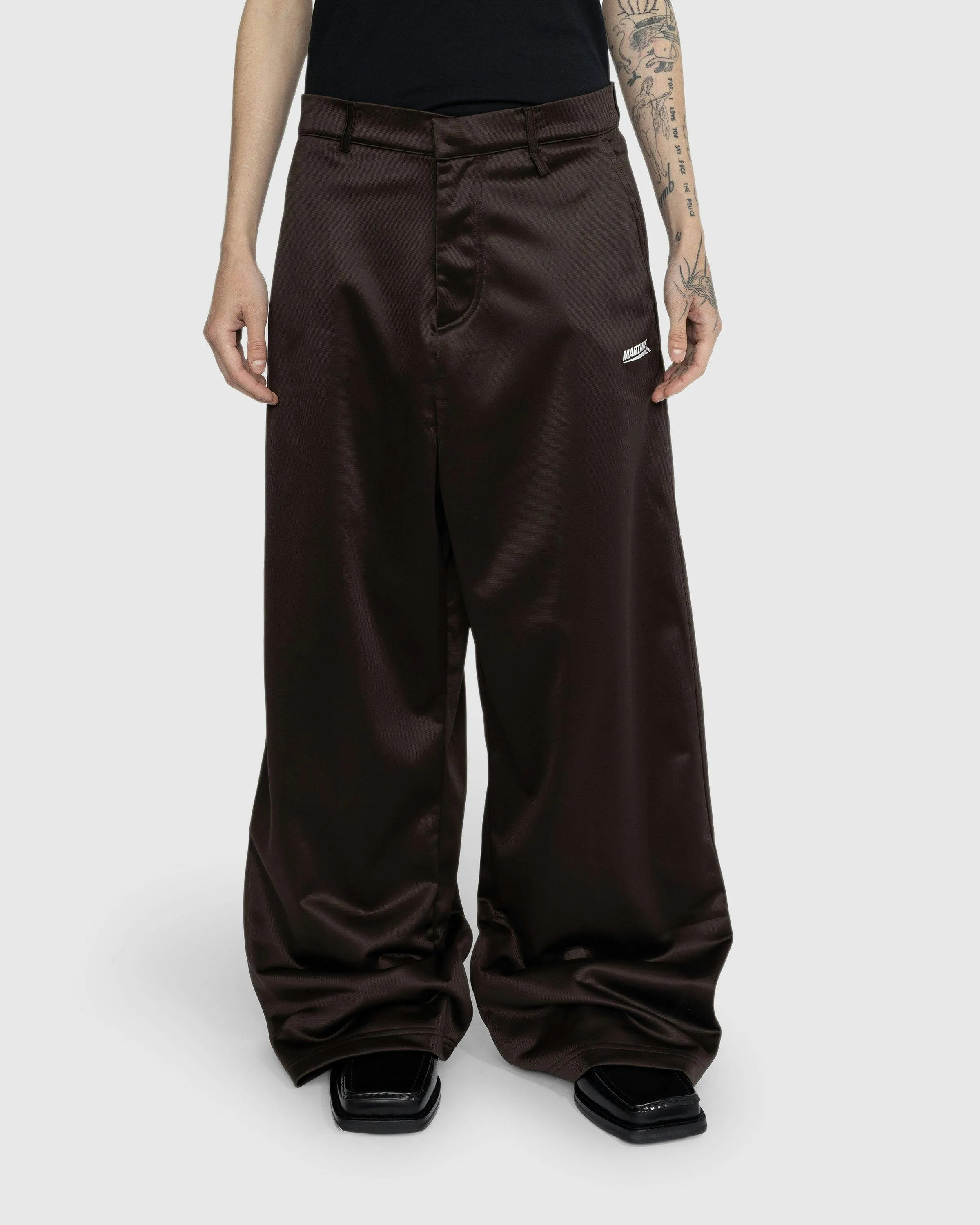 Martine Rose – Oversized Trackpant Brown | Highsnobiety Shop