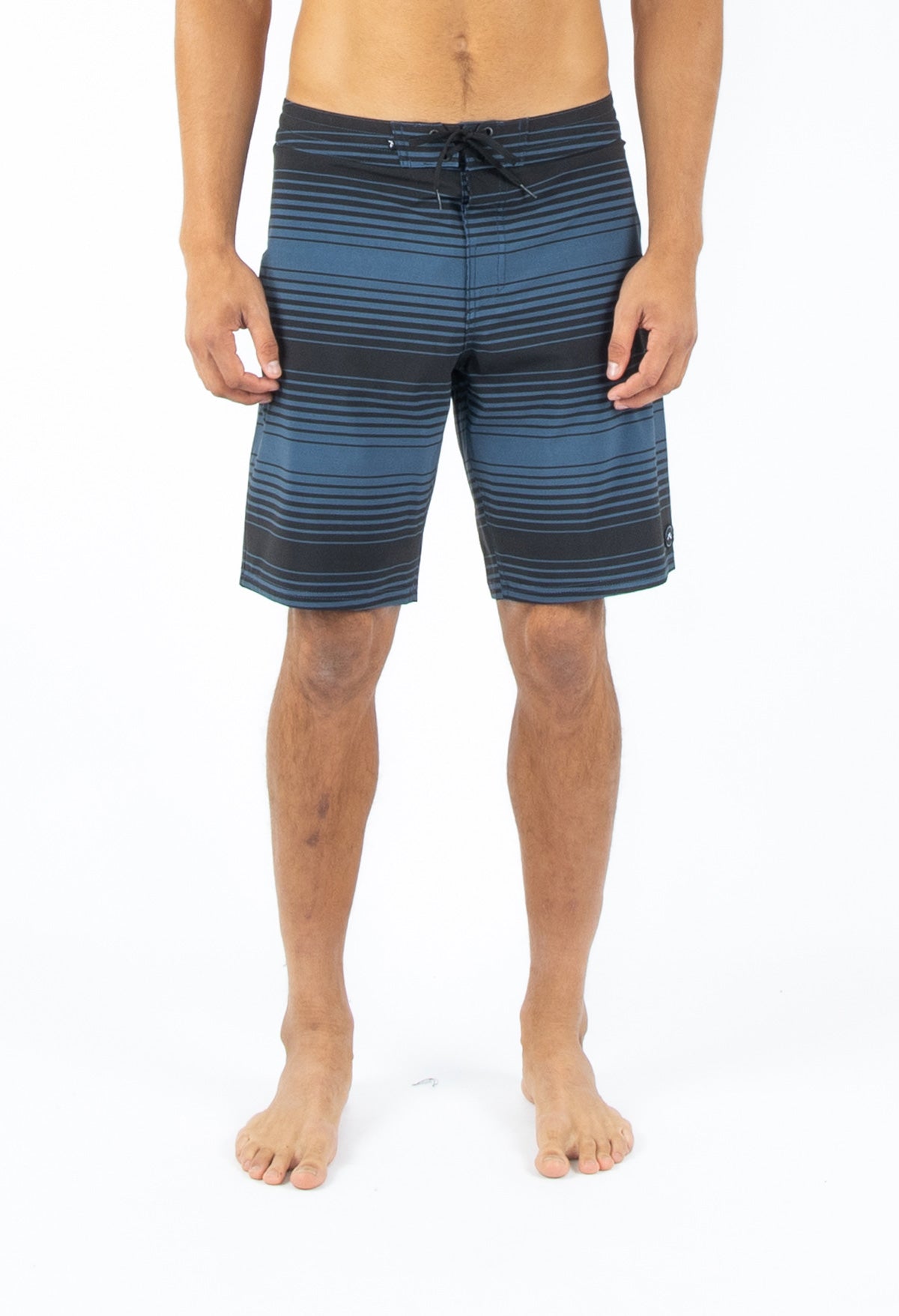 MENS KEYES 20 BOARDSHORT GLUCH STRIPE BLUE