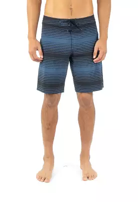 MENS KEYES 20 BOARDSHORT GLUCH STRIPE BLUE