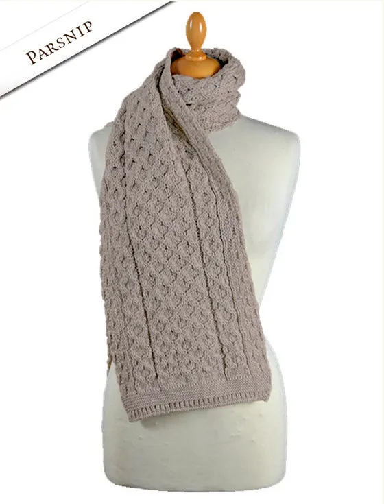 Merino Honeycomb Scarf