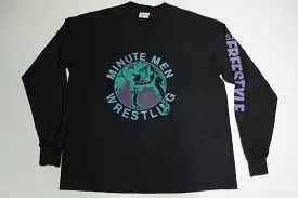 Minutemen USA Milton Freewater Vintage 90's Freestyle Wrestling Long Sleeve T-Shirt