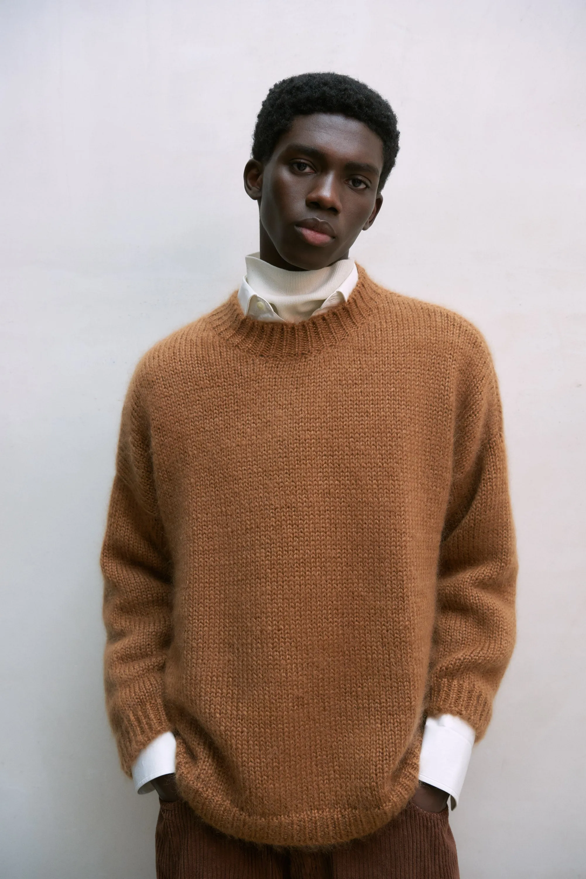 MOHAIR SWEATER | TOFFEE