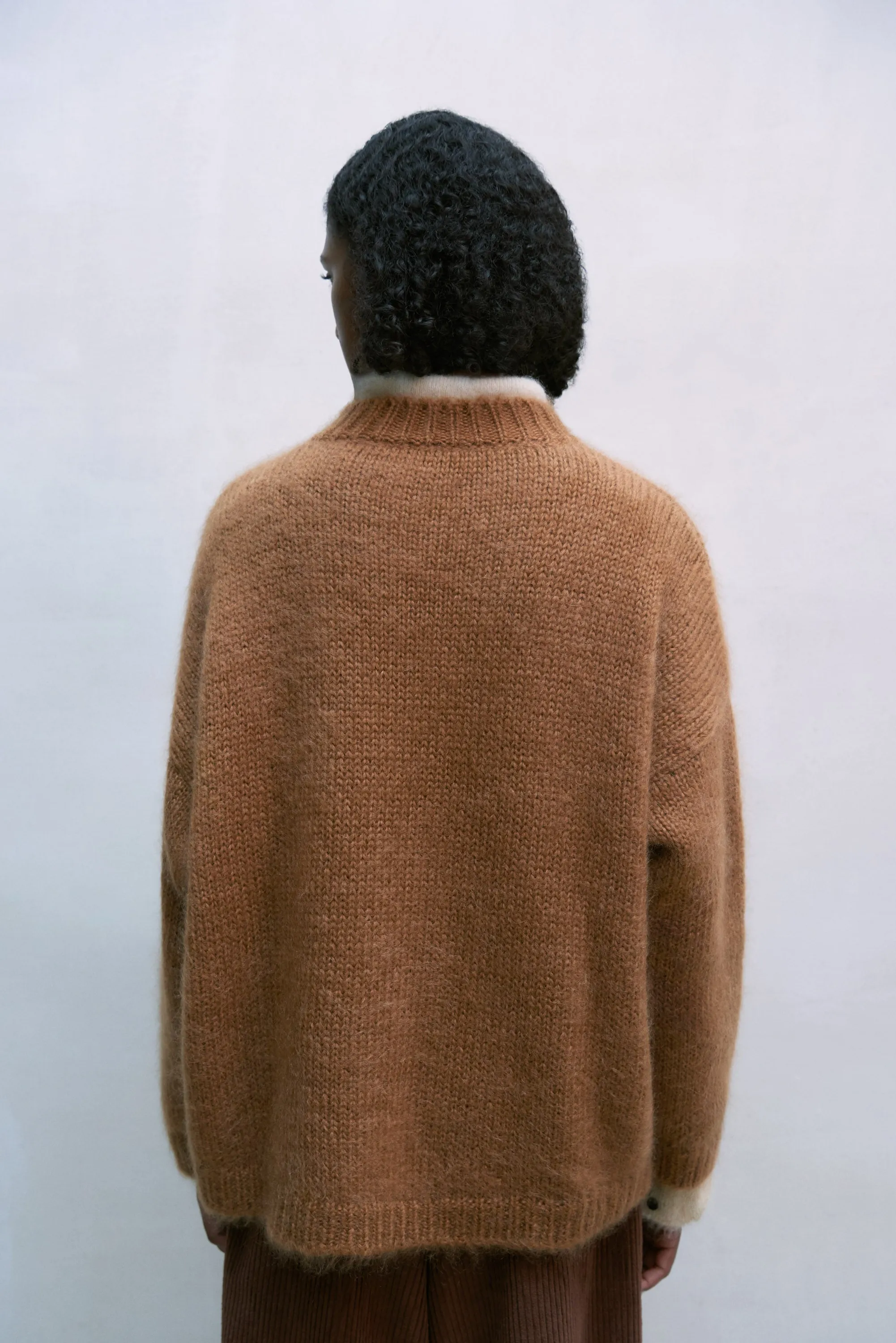 MOHAIR SWEATER | TOFFEE