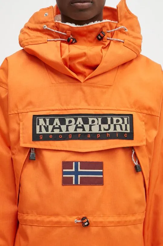 Napapijri jacket Skidoo 1990 men's orange color NP0A4IK5A681