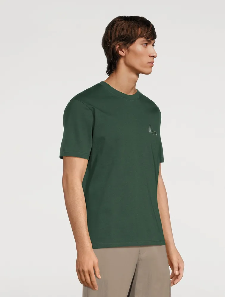 NORSE PROJECTS Johannes T-Shirt With Chain Stitch Logo