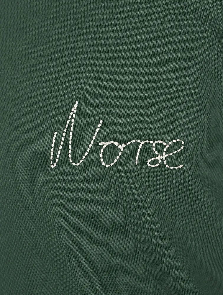 NORSE PROJECTS Johannes T-Shirt With Chain Stitch Logo