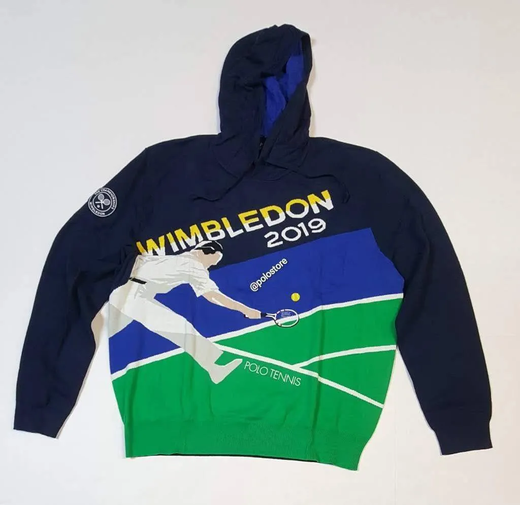 Nwt Polo Ralph Lauren Wimbledon 2019 Graphic Hoodie