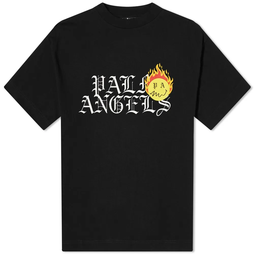 Palm Angels Burning Head Logo T-ShirtBlack