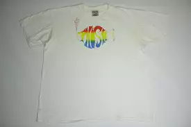 Phish Rainbow Bubbles Fish Single Stitch 90's Oneita Concert Tour Band T-Shirt