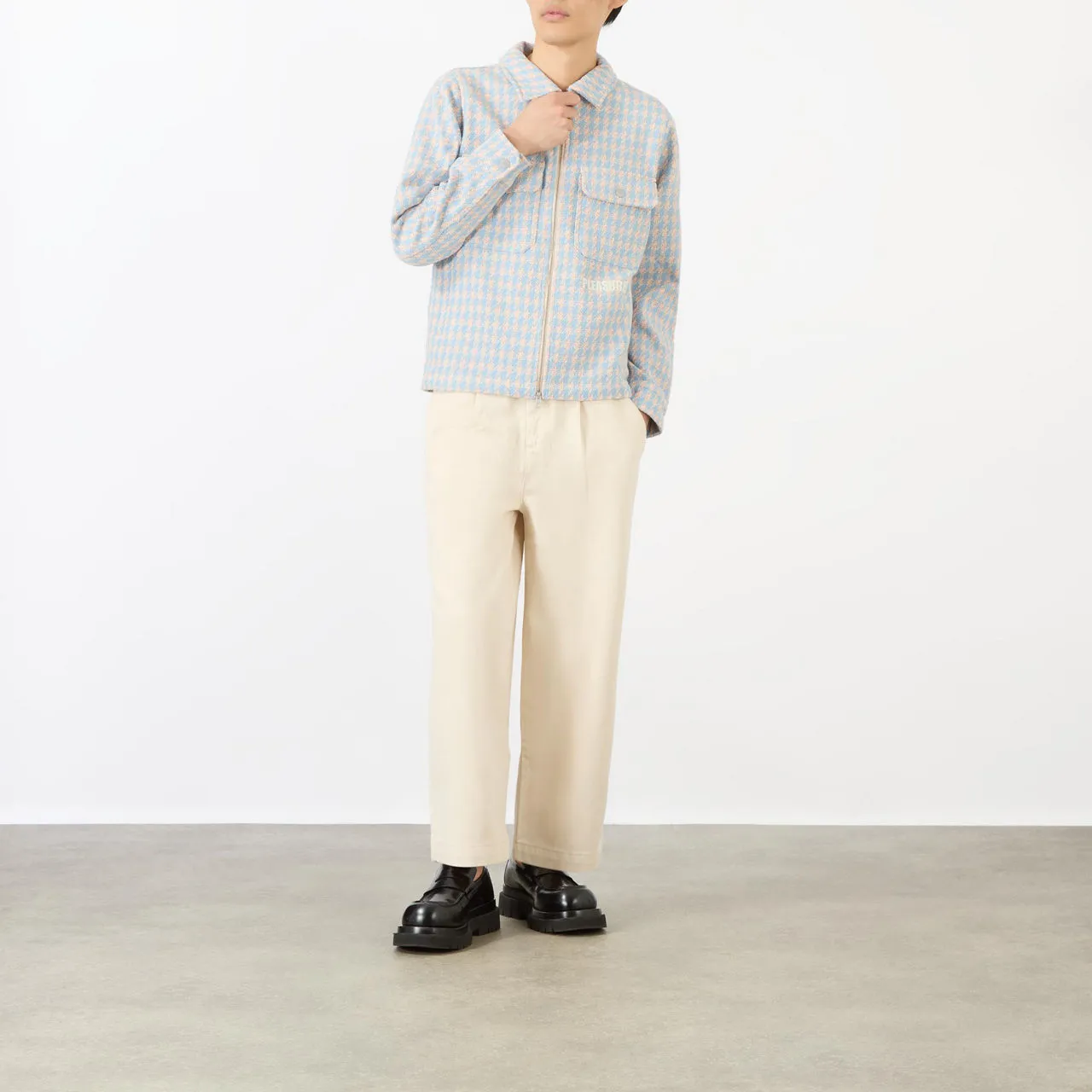 PLEASURES Folklore Work Jacket - Blue