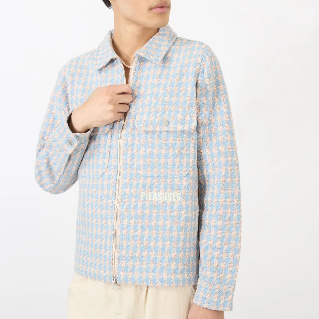 PLEASURES Folklore Work Jacket - Blue