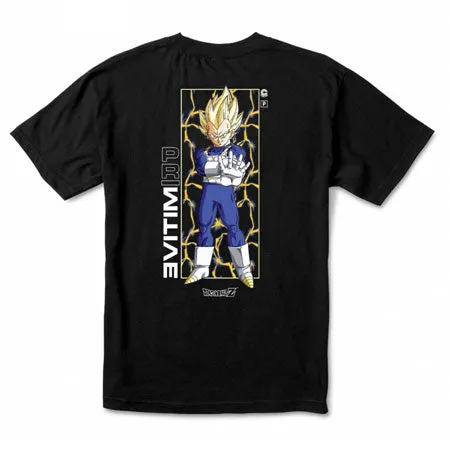 Primitive Skateboarding Primitive X Dragon Ball Z Vegeta Glow T Shirt