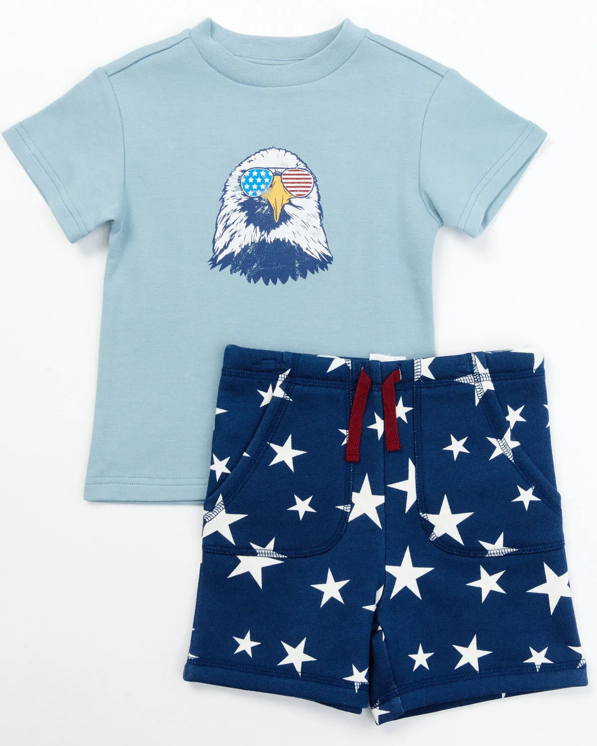 Product Name:  Cody James Toddler Boys' USA Shirt and Shorts - 2 Piece Set