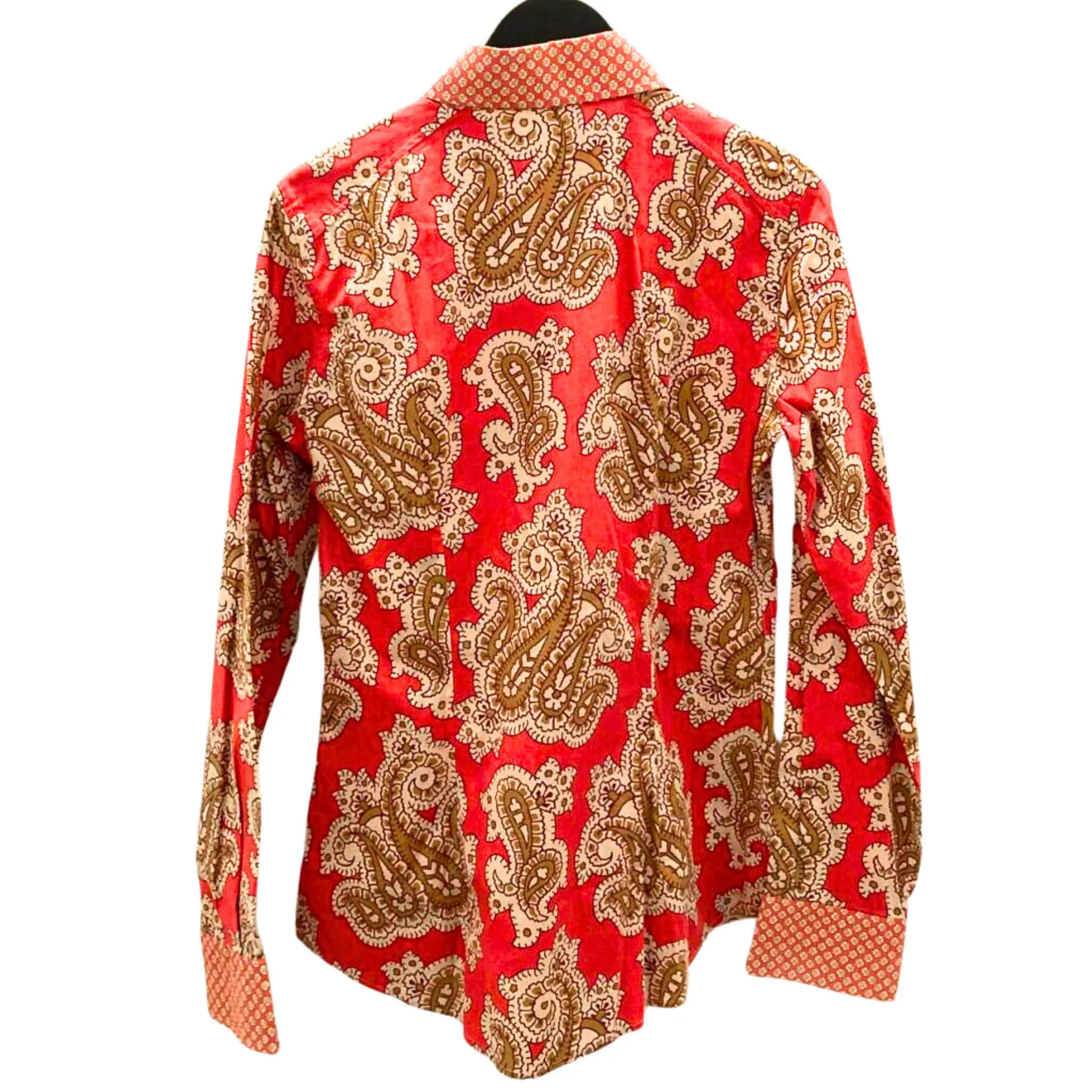 Red Paisley Print Shirt (Pre-loved)