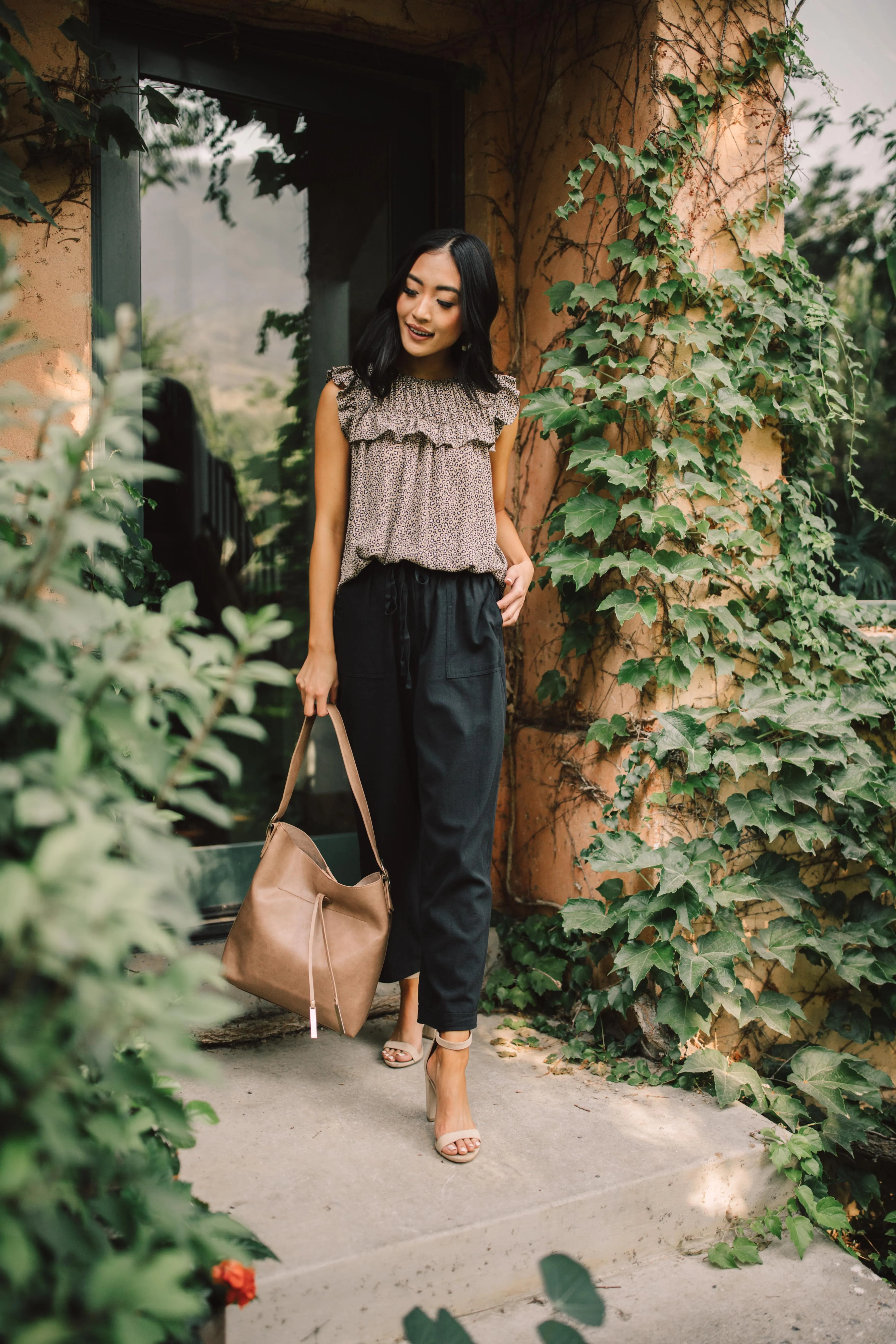 Ruffled Yoke Blouse - On Hand