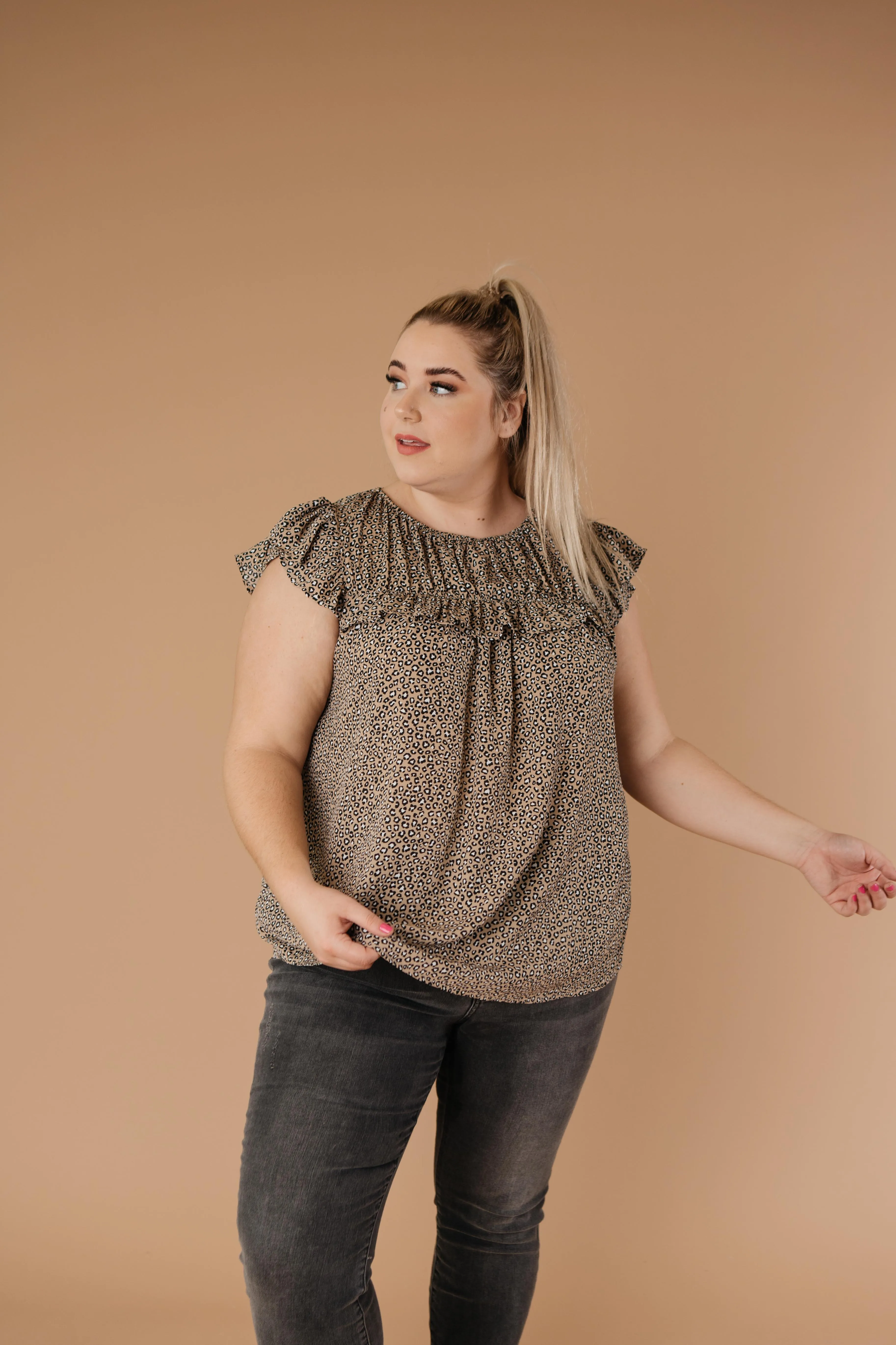 Ruffled Yoke Blouse - On Hand