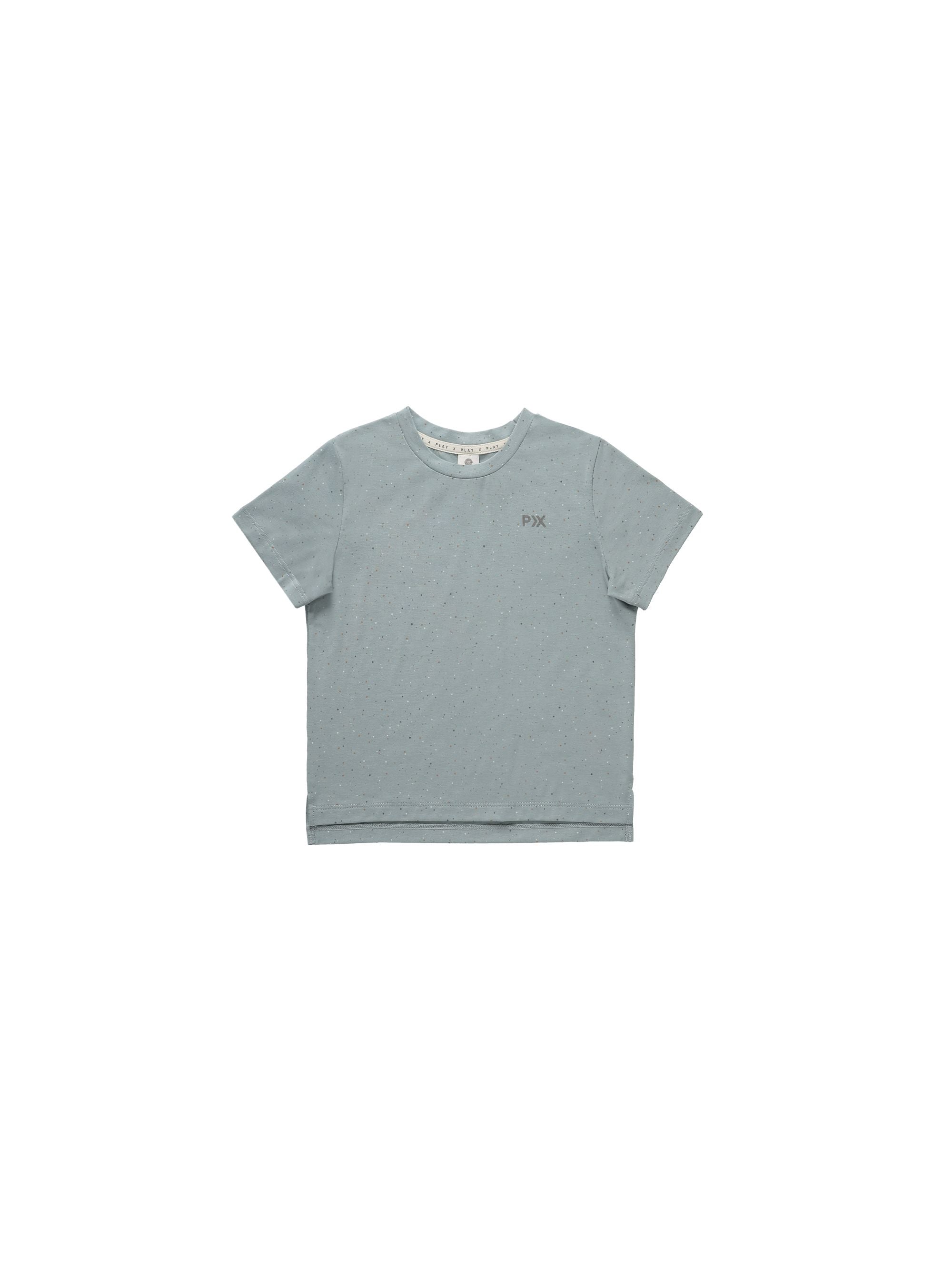 Rylee & Cru - Blue Speckle Cove Essential Tee