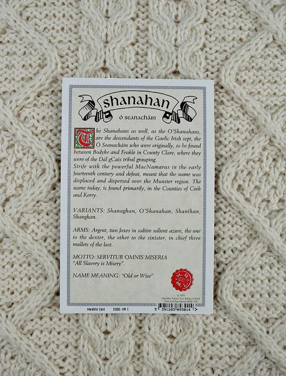 Shanahan Clan Scarf