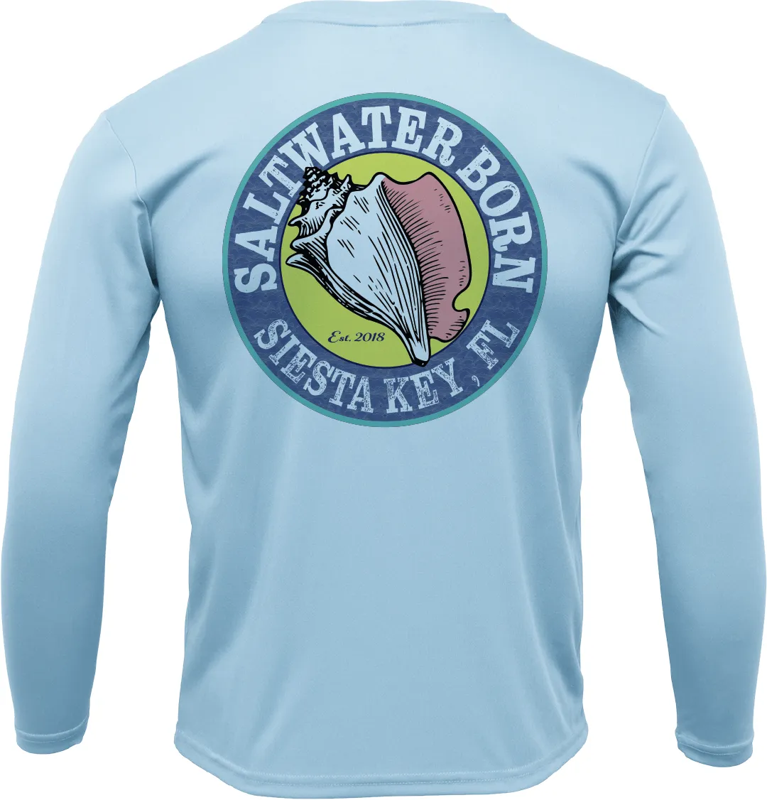 Siesta Key, FL Florida USA Long Sleeve UPF 50+ Dry-Fit Shirt