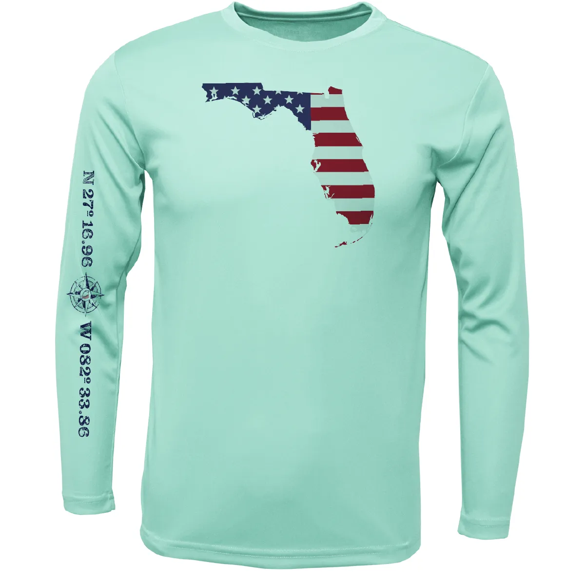 Siesta Key, FL Florida USA Long Sleeve UPF 50+ Dry-Fit Shirt