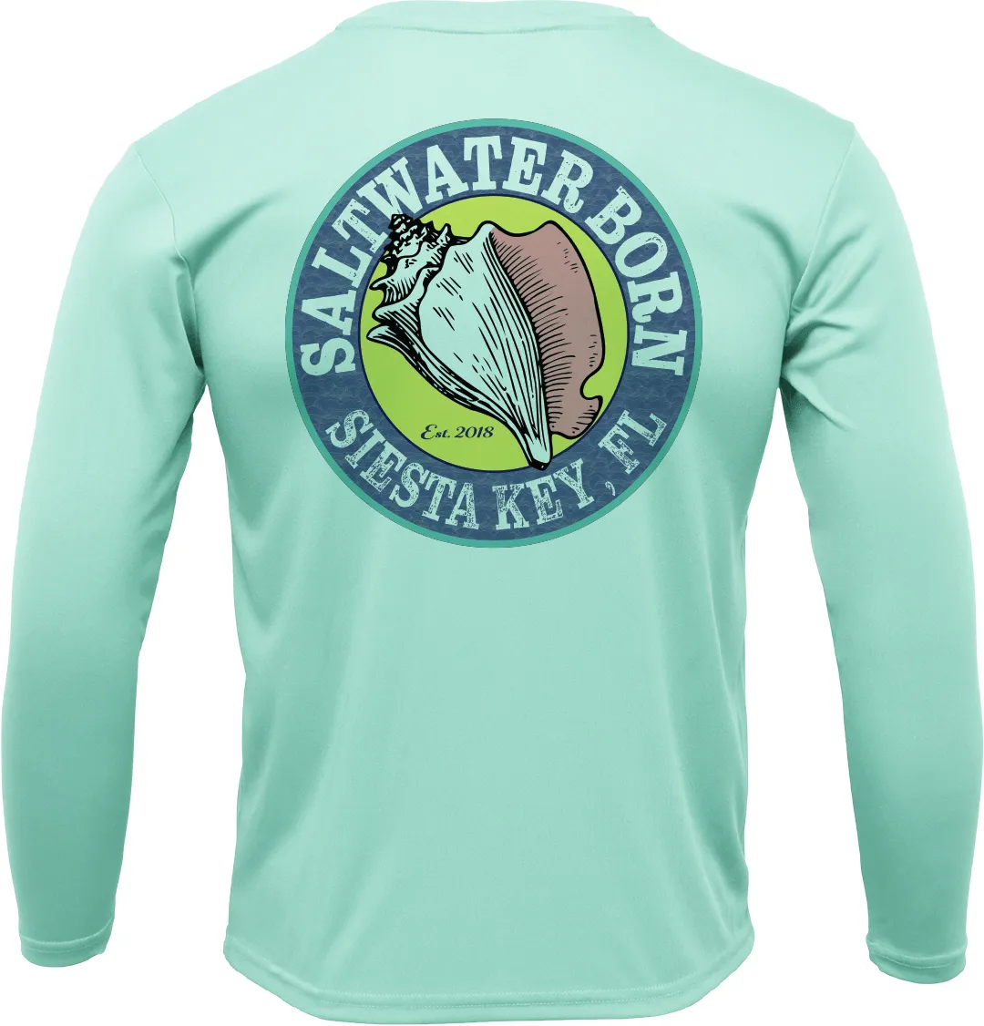 Siesta Key, FL Florida USA Long Sleeve UPF 50+ Dry-Fit Shirt