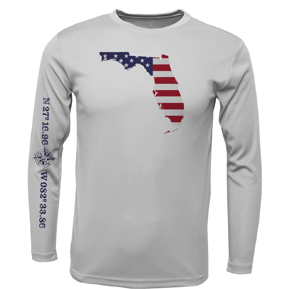 Siesta Key, FL Florida USA Long Sleeve UPF 50+ Dry-Fit Shirt