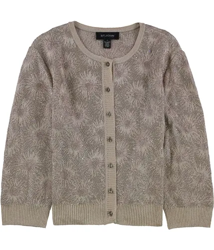 St. John Womens Stellar Gaze Cardigan Sweater