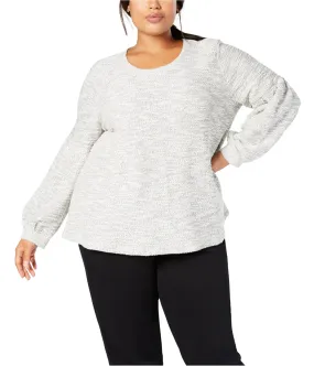 Style & Co. Womens French Terry Pullover Sweater