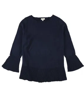 Style & Co. Womens Ruffle-Hem Pullover Sweater