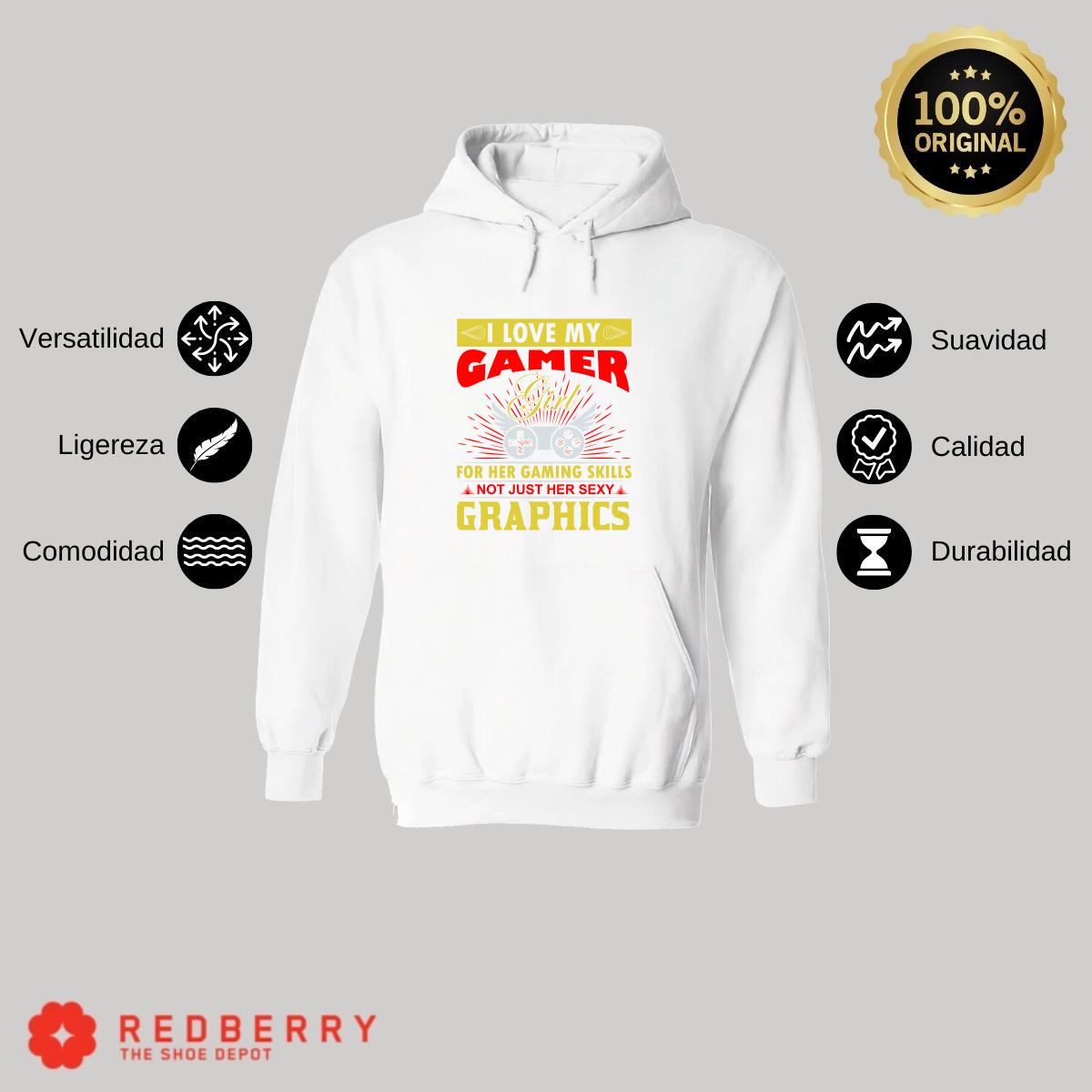 Sudadera Hombre  Hoodie Gamer Videojuegos Frases 003