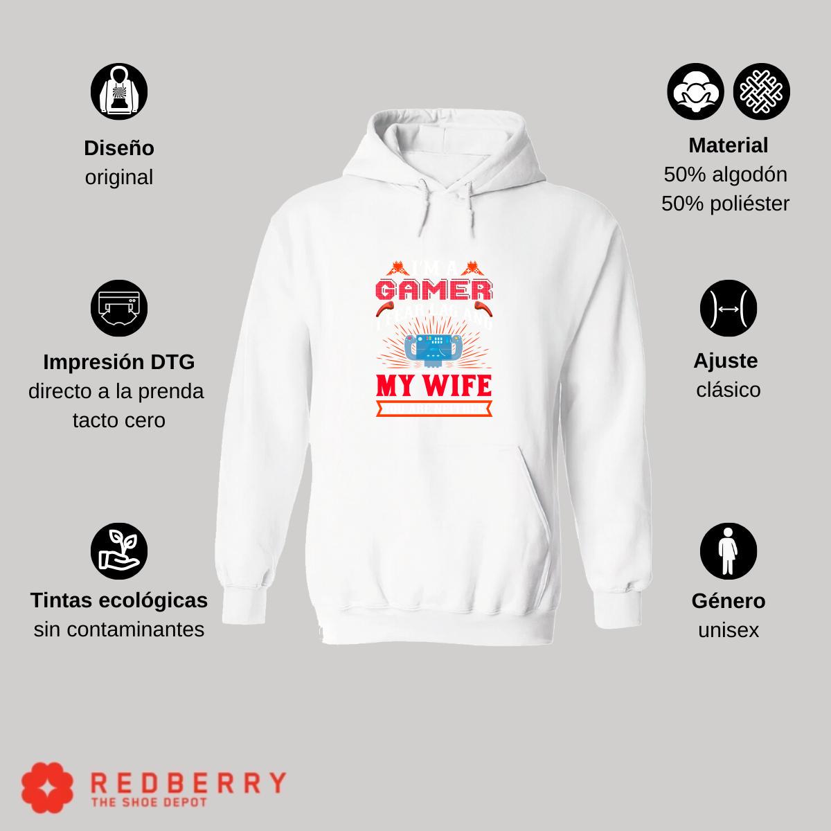 Sudadera Hombre  Hoodie Gamer Videojuegos Frases 013