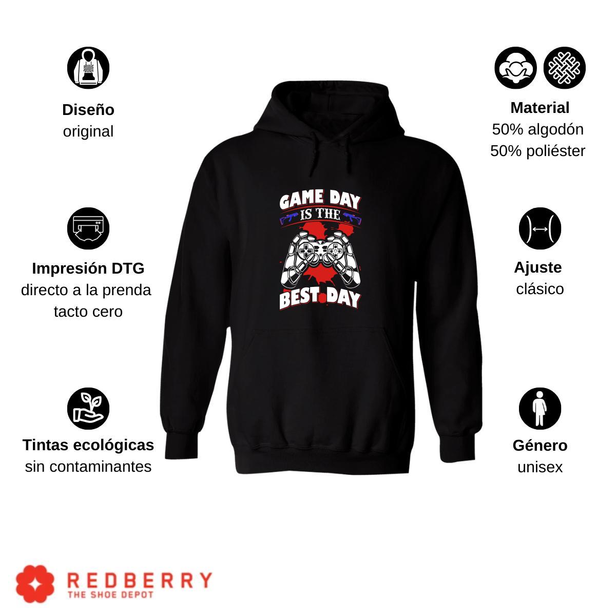 Sudadera Hombre  Hoodie Gamer Videojuegos Frases 015