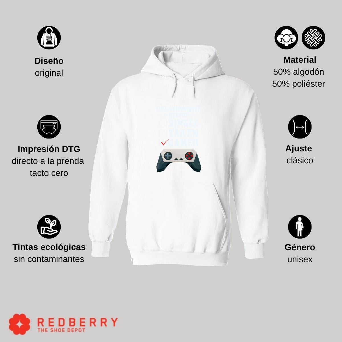 Sudadera Hombre  Hoodie Gamer Videojuegos Frases 042