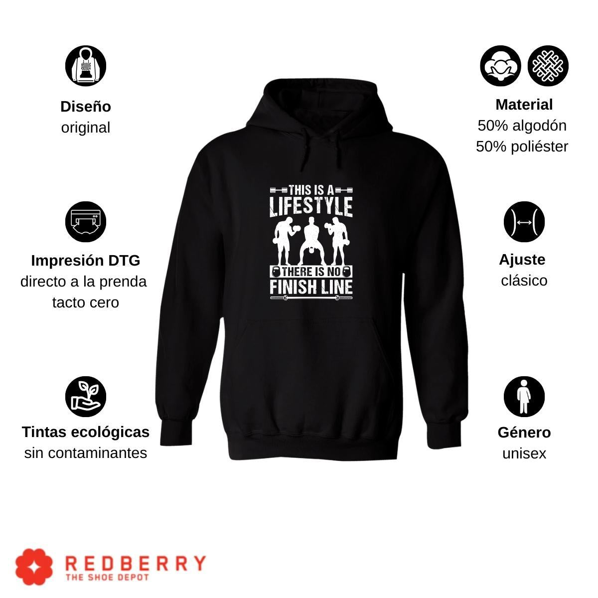 Sudadera Hombre  Hoodie Gym Ejercicio Fitness 025