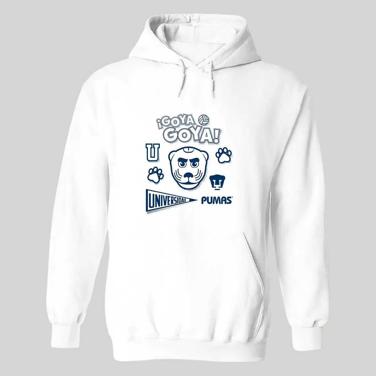 Sudadera Hombre Hoodie  Pumas UNAM Goya Universidad